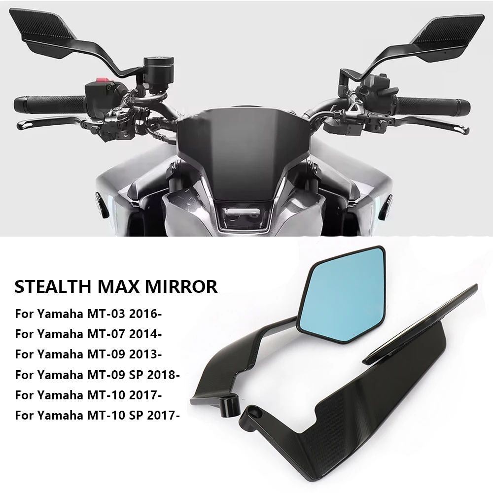 CNC For YAMAHA MT-09 MT 09 SP MT-03 MT-07 MT10 MT-10 SP Motorcycle Mirror Wind Wing Side Rearview Anti-Glare 360° Adjustable
CNC For YAMAHA MT-09 MT 09 SP MT-03 MT-07 MT10 MT-10 SP Motorcycle Mirror Wind Wing Side Rearview Anti-Glare 360° Adjustable