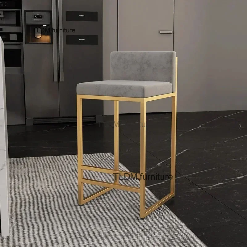Nordic Iron Bar Chairs Simple Luxury Home Kitchen Bar Stools Creative Golden Hotel Stool Front Desk High Household Chairs A B
Nordic Iron Bar Chairs Simple Luxury Home Kitchen Bar Stools Creative Golden Hotel Stool Front Desk High Household Chairs A B