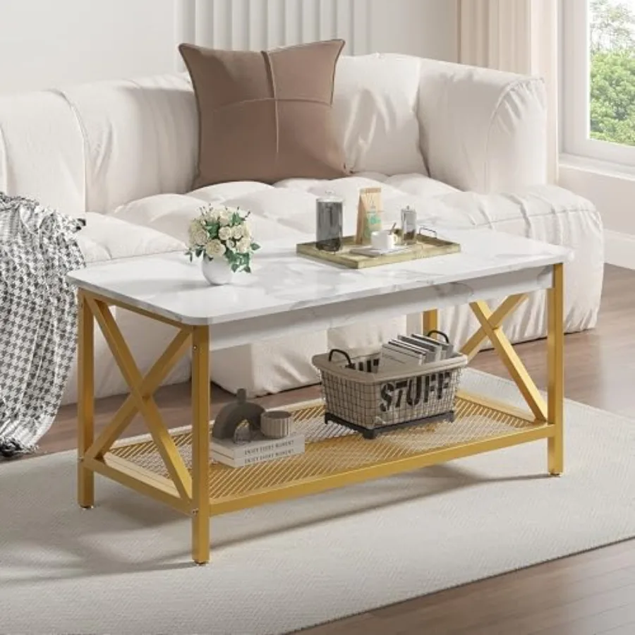 Coffee Table with 2-Tier Storage Shelf X-Frame for Living Room Office Industrial Style Easy Assembly 39 inch
Coffee Table with 2-Tier Storage Shelf X-Frame for Living Room Office Industrial Style Easy Assembly 39 inch