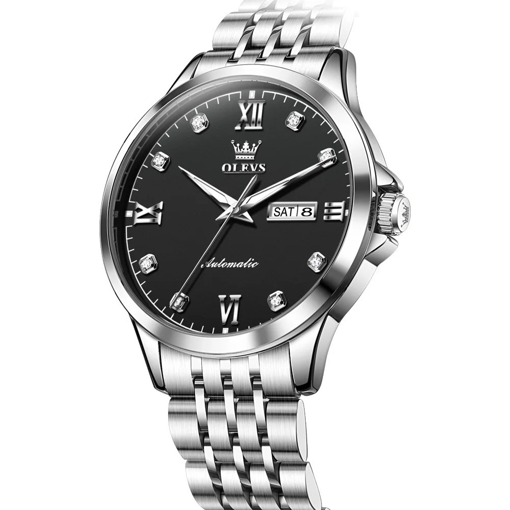 OLEVS мужские часы лучший бренд класса люкс автоматические механические часы мужские водонепроницаемые часы из нержавеющей стали Montre Homm Relogios
OLEVS мужские часы лучший бренд класса люкс автоматические механические часы мужские водонепроницаемые часы из нержавеющей стали Montre Homm Relogios