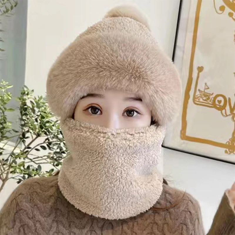 New Autumn WinterThermal Windproof Hat Mask Scarf Gloves Integrated Fashion Casual Warm Versatile Plush Three-in-one
New Autumn WinterThermal Windproof Hat Mask Scarf Gloves Integrated Fashion Casual Warm Versatile Plush Three-in-one