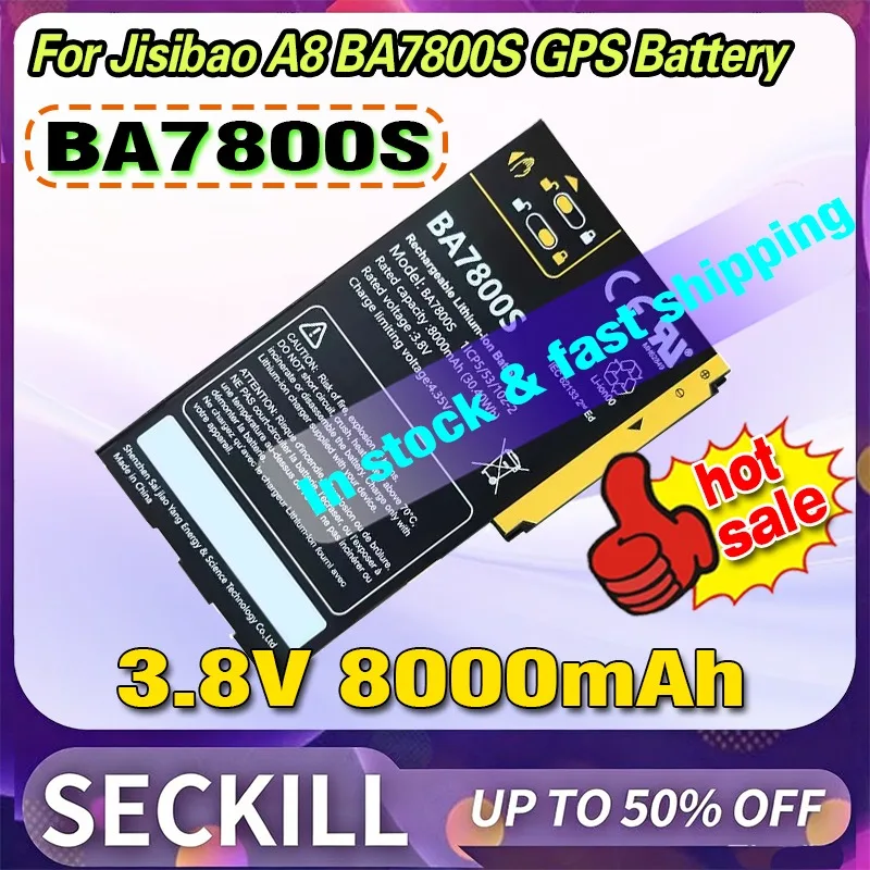 New in Stock 3.8V 8000mAh for Jisibao A8 BA7800S GPS Battery+With Tools
New in Stock 3.8V 8000mAh for Jisibao A8 BA7800S GPS Battery+With Tools