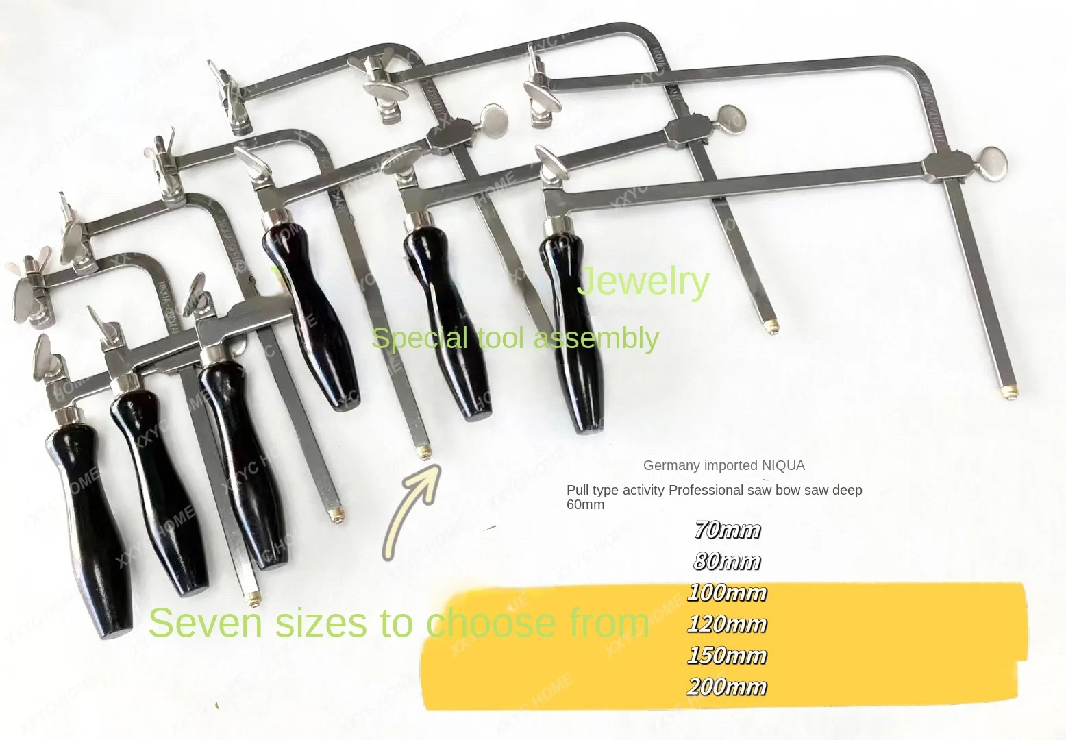 Handheld line bow, movable bow metalworking DIY bow pull flower jewelry hand saw bow
Handheld line bow, movable bow metalworking DIY bow pull flower jewelry hand saw bow