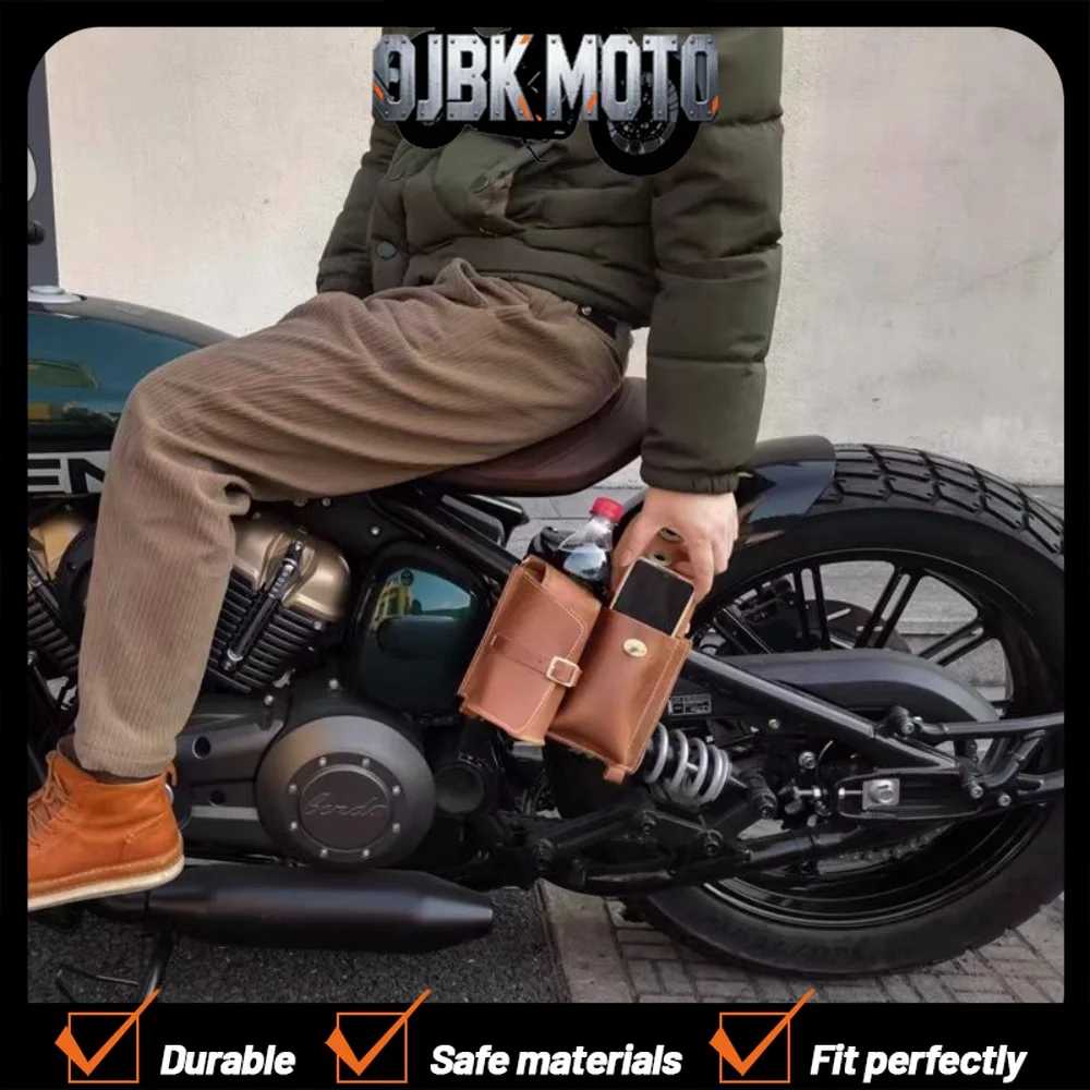 For Benda Napoleon 250 water bottle holder, leather retro cycling rear seat small hanging bag, side bag modification accessor
For Benda Napoleon 250 water bottle holder, leather retro cycling rear seat small hanging bag, side bag modification accessor