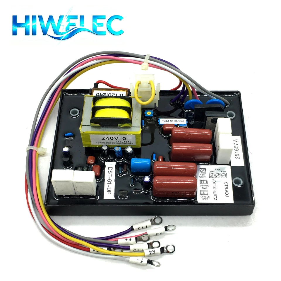 TAIYO Generator Parts DST-61 Automatic Voltage Regulator AVR DST-61-DFY For Generator Replacement
TAIYO Generator Parts DST-61 Automatic Voltage Regulator AVR DST-61-DFY For Generator Replacement