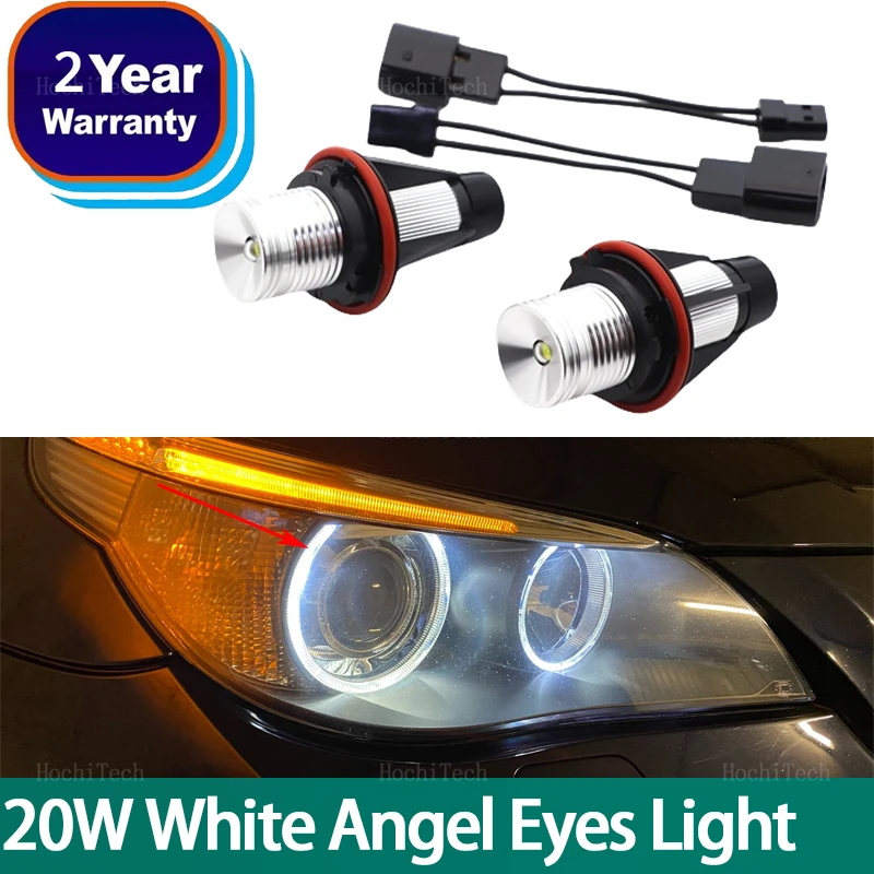 20W Car Lamp Angel Eye DRL Bulb light White for BMW E87 E39 M5 E60 E61 E63 E64 M6 E65 E66 E83 X3 E53 X5
20W Car Lamp Angel Eye DRL Bulb light White for BMW E87 E39 M5 E60 E61 E63 E64 M6 E65 E66 E83 X3 E53 X5