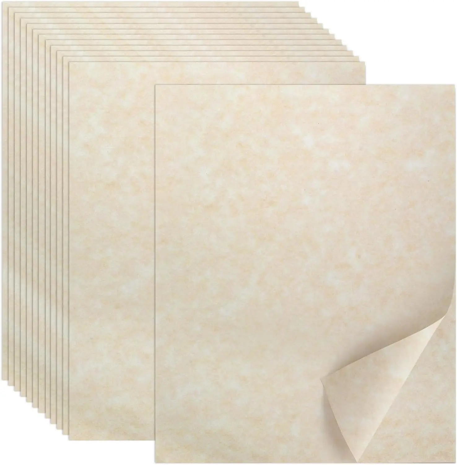 70 Sheets 8.5x11 Parchment Certificate Paper, Double-Sided Antique Stationery for Resumes, Diplomas, Awards, Crafts
70 Sheets 8.5x11 Parchment Certificate Paper, Double-Sided Antique Stationery for Resumes, Diplomas, Awards, Crafts