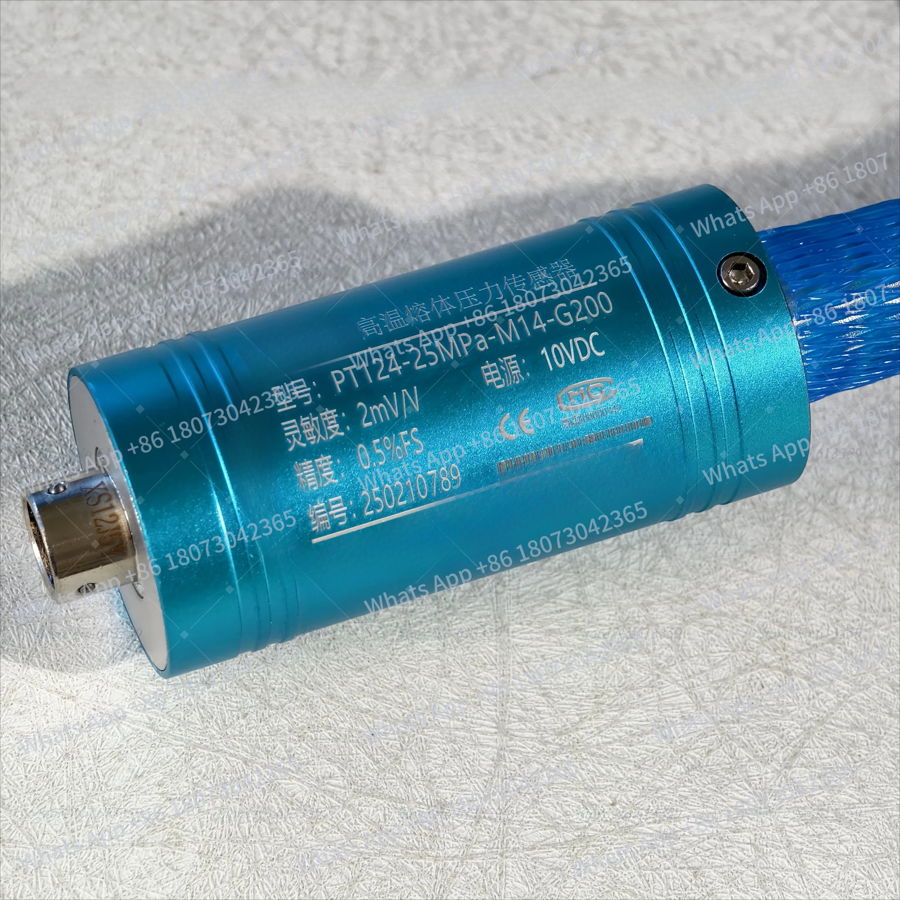 High Temperature Melt Pressure Sensor PT124-25MPA-M14-G200
High Temperature Melt Pressure Sensor PT124-25MPA-M14-G200