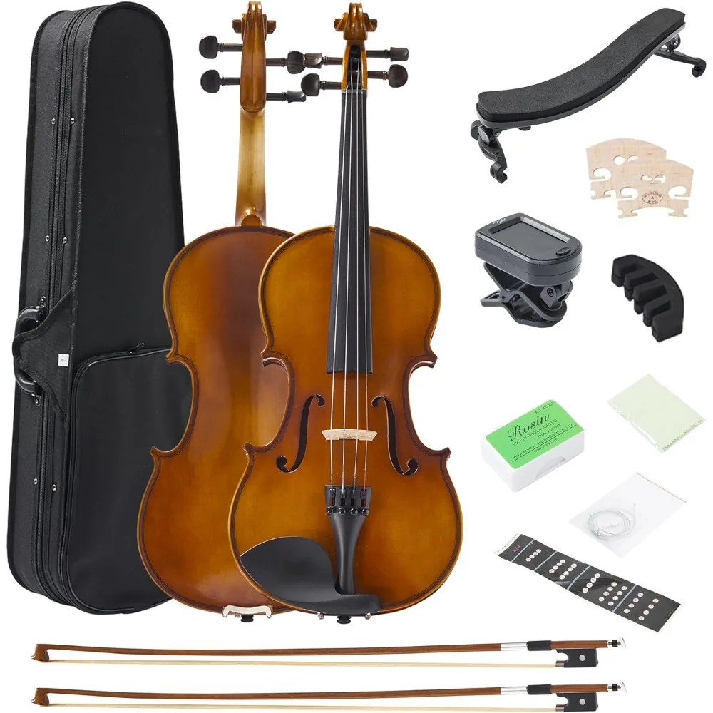 1/2 Violin for Beginners Adults,, Beginner Kit For Student Include Case, Rosin, Bow, Bridge, Strings, Shoulder Rest, Violin
1/2 Violin for Beginners Adults,, Beginner Kit For Student Include Case, Rosin, Bow, Bridge, Strings, Shoulder Rest, Violin