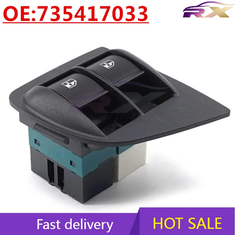OEM:735417033 Suitable for Fiat Automotive Glass Lifter Switch Electric window lift control switch
OEM:735417033 Suitable for Fiat Automotive Glass Lifter Switch Electric window lift control switch