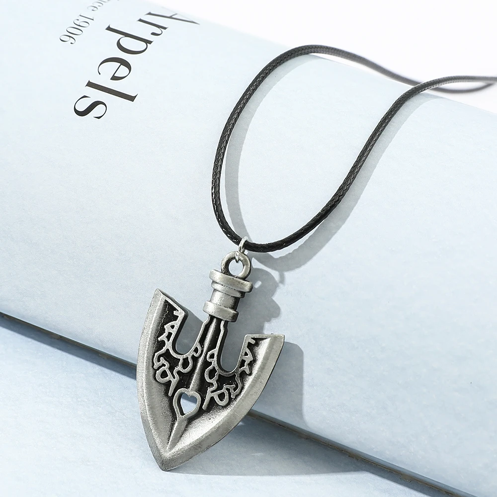 Anime Cartoon Periphery Arrow Necklace Trendy Metal Pendant for Friend Cosplay Creative Jewelry Charm Accessory Gift
Anime Cartoon Periphery Arrow Necklace Trendy Metal Pendant for Friend Cosplay Creative Jewelry Charm Accessory Gift
