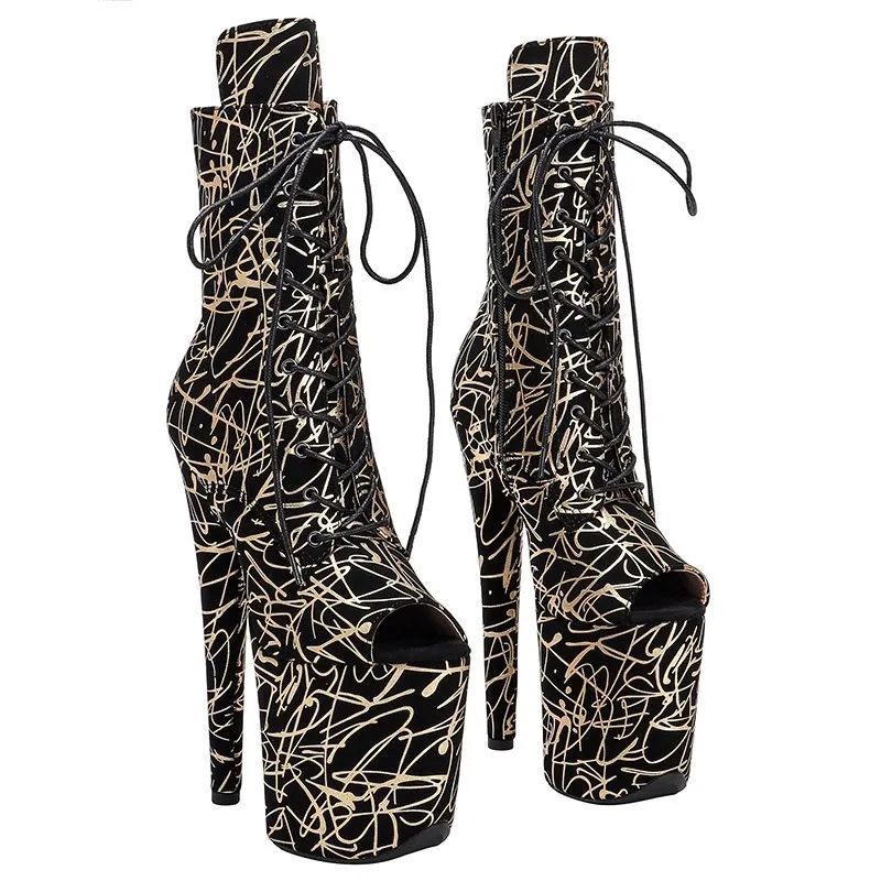 Auman Ale New 20CM/8inches PU Upper Round Head Sexy Exotic High Heel Platform Party Women Boots Pole Dance Shoes 040
Auman Ale New 20CM/8inches PU Upper Round Head Sexy Exotic High Heel Platform Party Women Boots Pole Dance Shoes 040