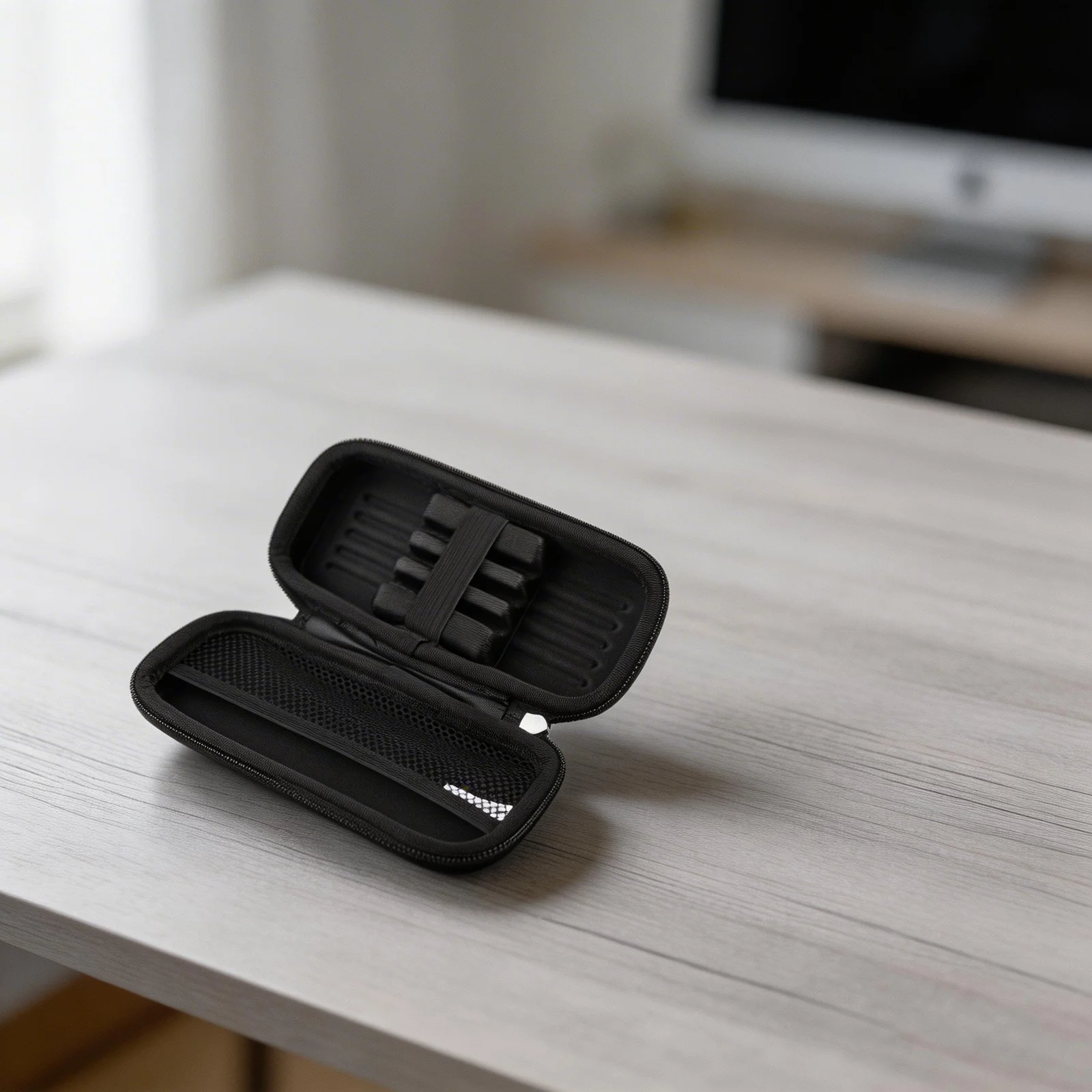 EVA Hardshell Case for Dart Accessories with Removable Foam Slots Elastic Straps and Carry Handle for Secure Storage
EVA Hardshell Case for Dart Accessories with Removable Foam Slots Elastic Straps and Carry Handle for Secure Storage