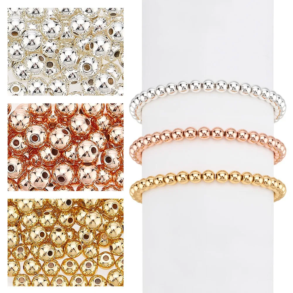 300Pcs 3 Colors Rack Plating Brass Beads Long-Lasting Plated Round Mixed Color 6x5mm Hole: 1.5mm 100pcs/color
300Pcs 3 Colors Rack Plating Brass Beads Long-Lasting Plated Round Mixed Color 6x5mm Hole: 1.5mm 100pcs/color