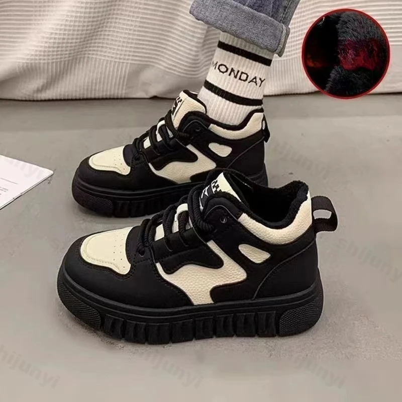 Children's Soft Sole Sneakers Autumn Winter New Plush Thicken Non Slip Girls' Running Shoes Fashion Lace Up Comfort Casual Shoes
Children's Soft Sole Sneakers Autumn Winter New Plush Thicken Non Slip Girls' Running Shoes Fashion Lace Up Comfort Casual Shoes