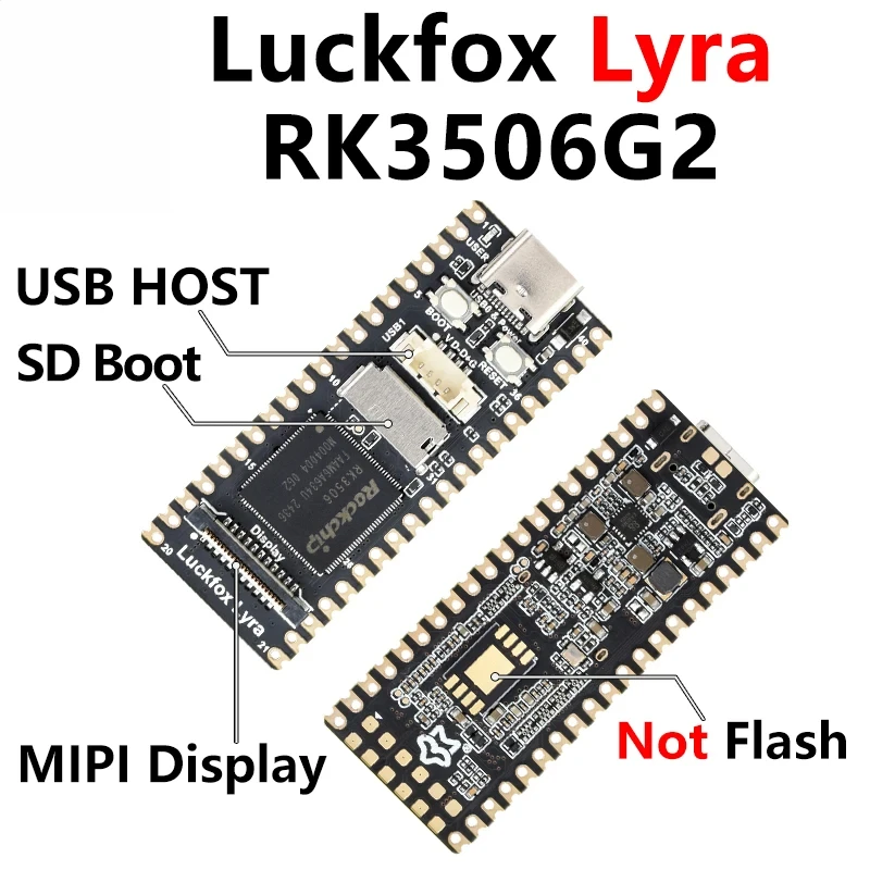 Luckfox Lyra SD-Boot Версия RK3506G2 Плата Rockchip Linux RK3506 для дисплея MIPI/DSI Cortex-A7
Luckfox Lyra SD-Boot Версия RK3506G2 Плата Rockchip Linux RK3506 для дисплея MIPI/DSI Cortex-A7