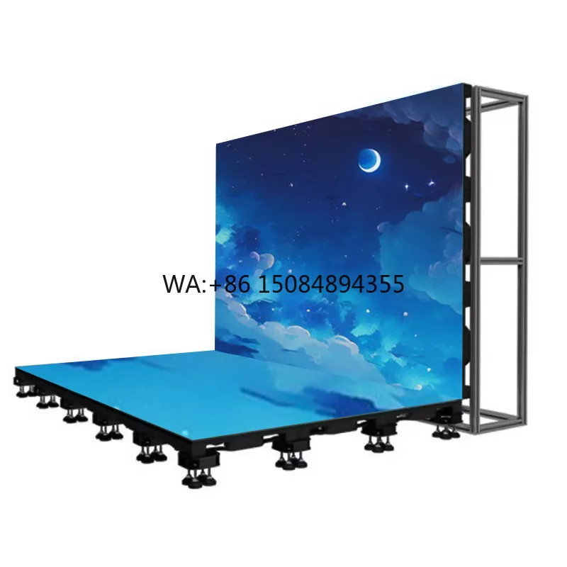 Interactive Digital Full Color P3.91 8K Waterproof High Brightness Wide Color Temp LED Display Wall Panels Stand-Alone Dance
Interactive Digital Full Color P3.91 8K Waterproof High Brightness Wide Color Temp LED Display Wall Panels Stand-Alone Dance