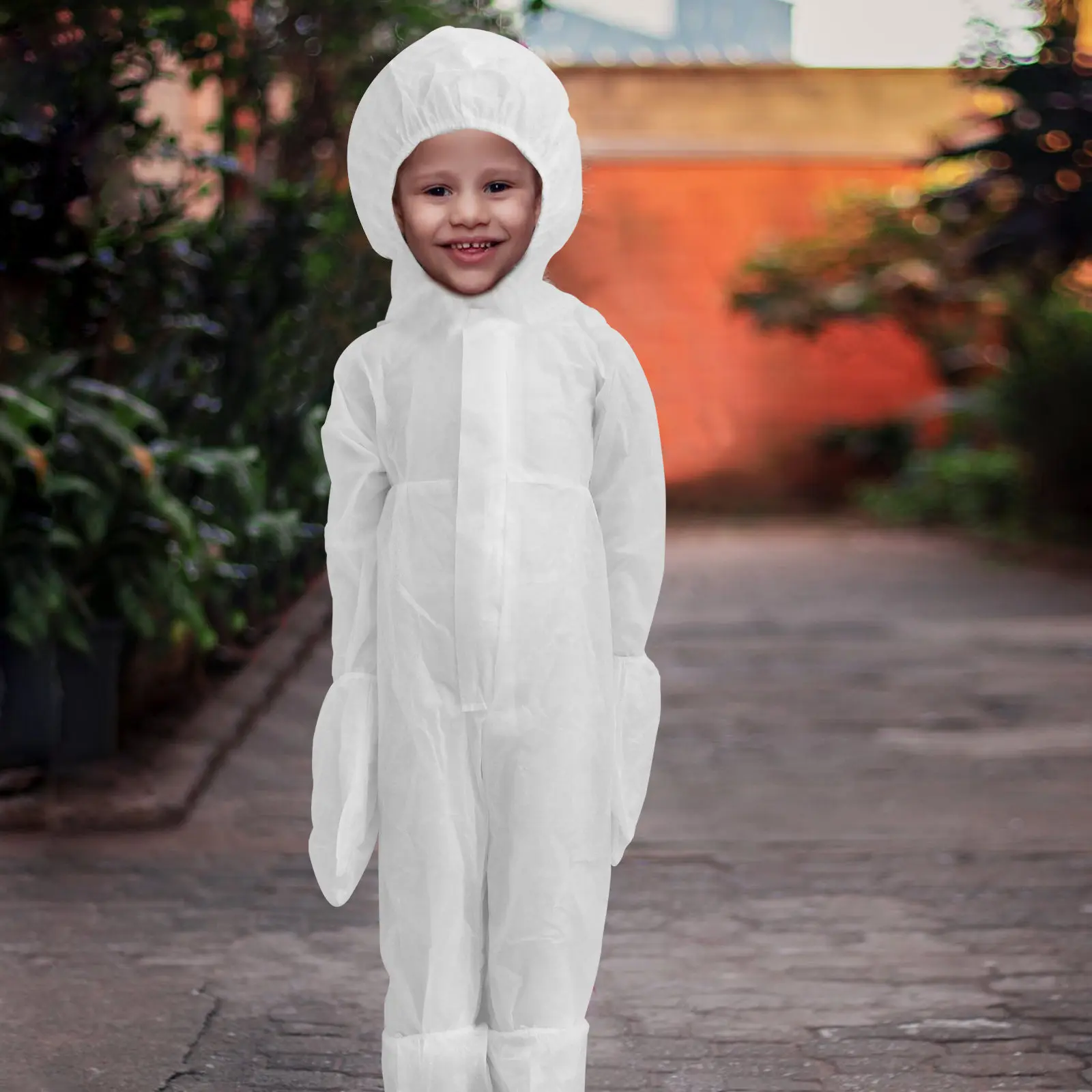 Disposable -Piece Protective Coverall White Size S Lightweight Breathable Nonwoven with Glove Shoe Cover for Outdoor
Disposable -Piece Protective Coverall White Size S Lightweight Breathable Nonwoven with Glove Shoe Cover for Outdoor