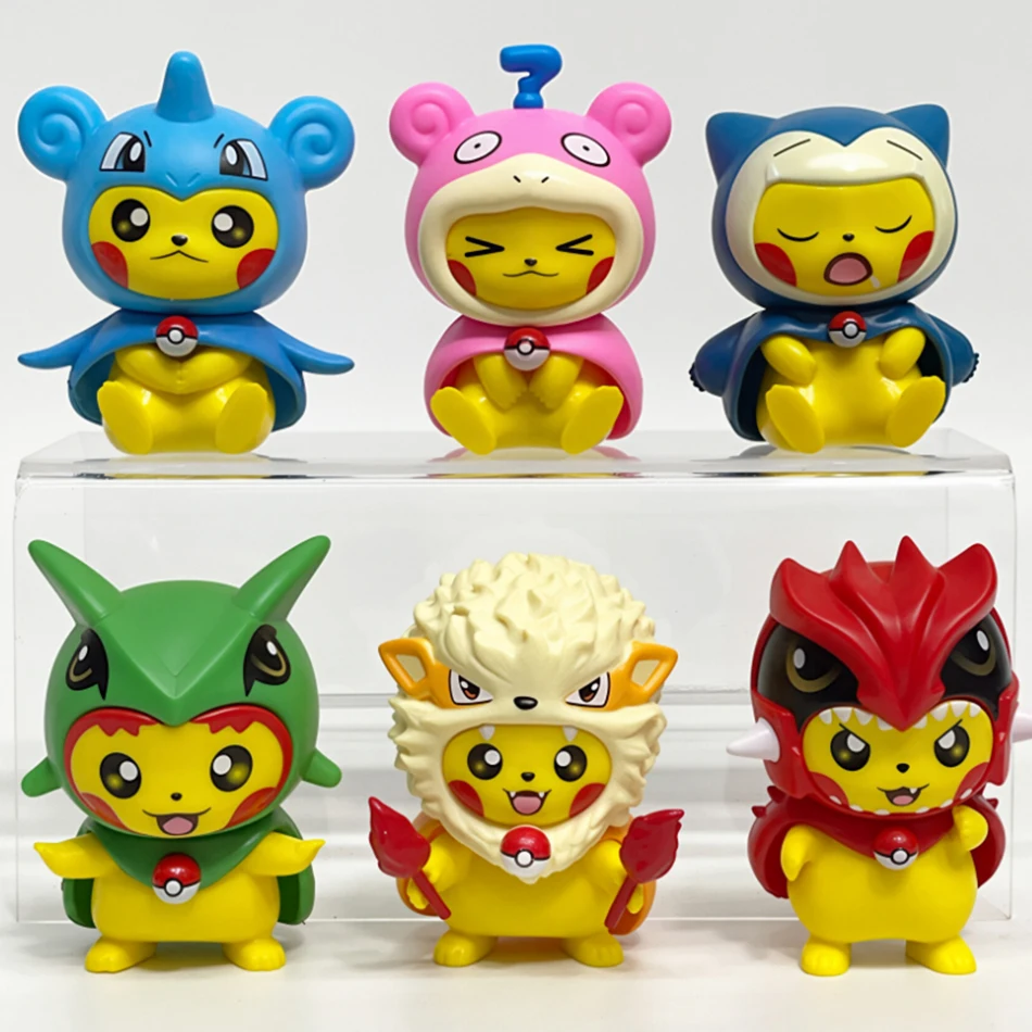 Pokemon Cartoon Cross-dressing Pikachu Snorlax Psyduck Gengar Anime Figure Blind Box Toys Tabletop Ornaments
Pokemon Cartoon Cross-dressing Pikachu Snorlax Psyduck Gengar Anime Figure Blind Box Toys Tabletop Ornaments