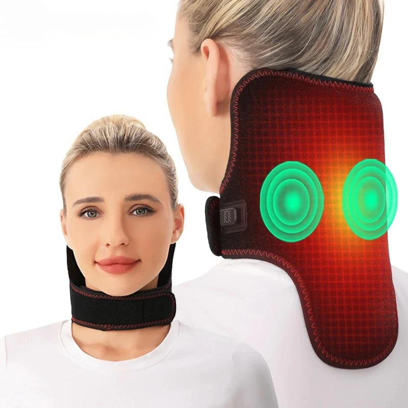 USB Electric Heating Neck Wrap Heating Pad Vibration Massage Relieve Cervical Pain Sports Recovery Wellness Protector
USB Electric Heating Neck Wrap Heating Pad Vibration Massage Relieve Cervical Pain Sports Recovery Wellness Protector