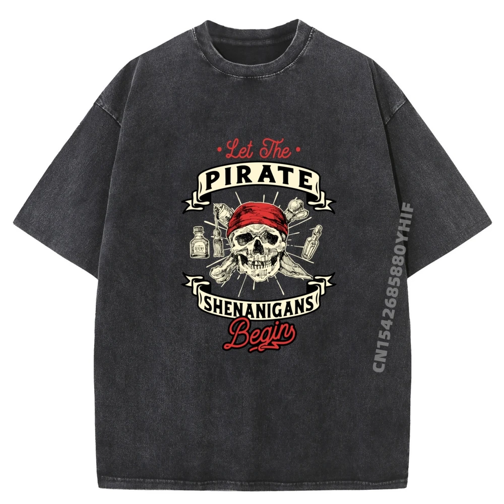 Let The Pirate Shenanigans Begin Tops & Tees Loose Luxury Design Men T-shirt Man Vintage Washed Tee-Shirt
Let The Pirate Shenanigans Begin Tops & Tees Loose Luxury Design Men T-shirt Man Vintage Washed Tee-Shirt