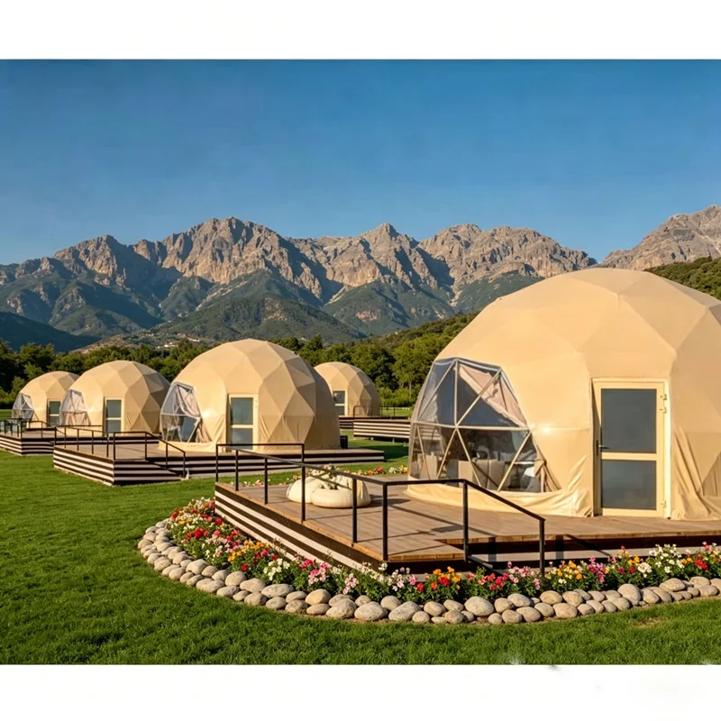 Outdoor Garden Cabin Hotel Resort Tent Luxury Transparent Dome Tent Glamping Dome Houses for Humans To Live in Customized
Outdoor Garden Cabin Hotel Resort Tent Luxury Transparent Dome Tent Glamping Dome Houses for Humans To Live in Customized