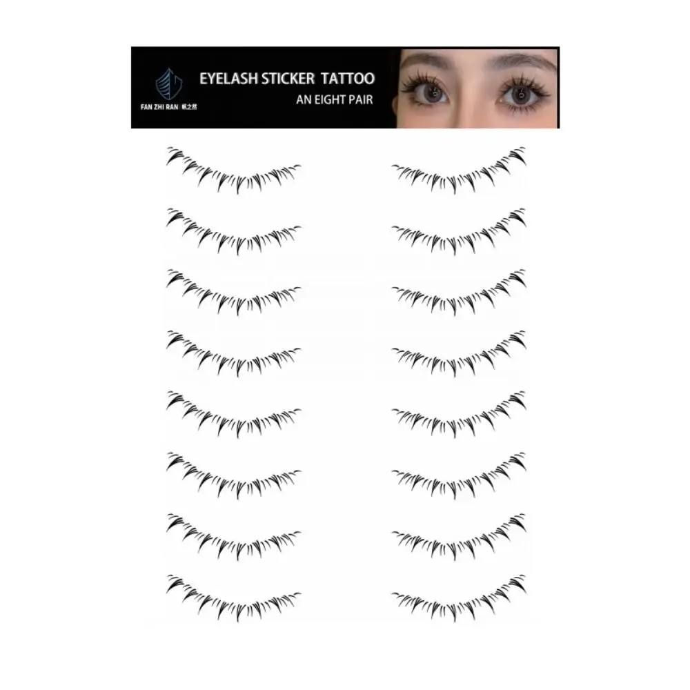 8/10Pairs Multi-Style Lower Eyelash Tattoo Stickers 3D Waterproof Under Eye Fake Eyelash Long Lasting Simulation
8/10Pairs Multi-Style Lower Eyelash Tattoo Stickers 3D Waterproof Under Eye Fake Eyelash Long Lasting Simulation