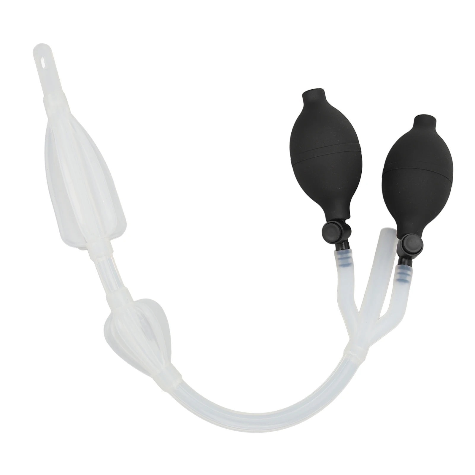 Enema Bulb Silicone Enema Douche Bulb Side Openings Elastic Inflatable Double Bulb Flushing System for Health Care
Enema Bulb Silicone Enema Douche Bulb Side Openings Elastic Inflatable Double Bulb Flushing System for Health Care