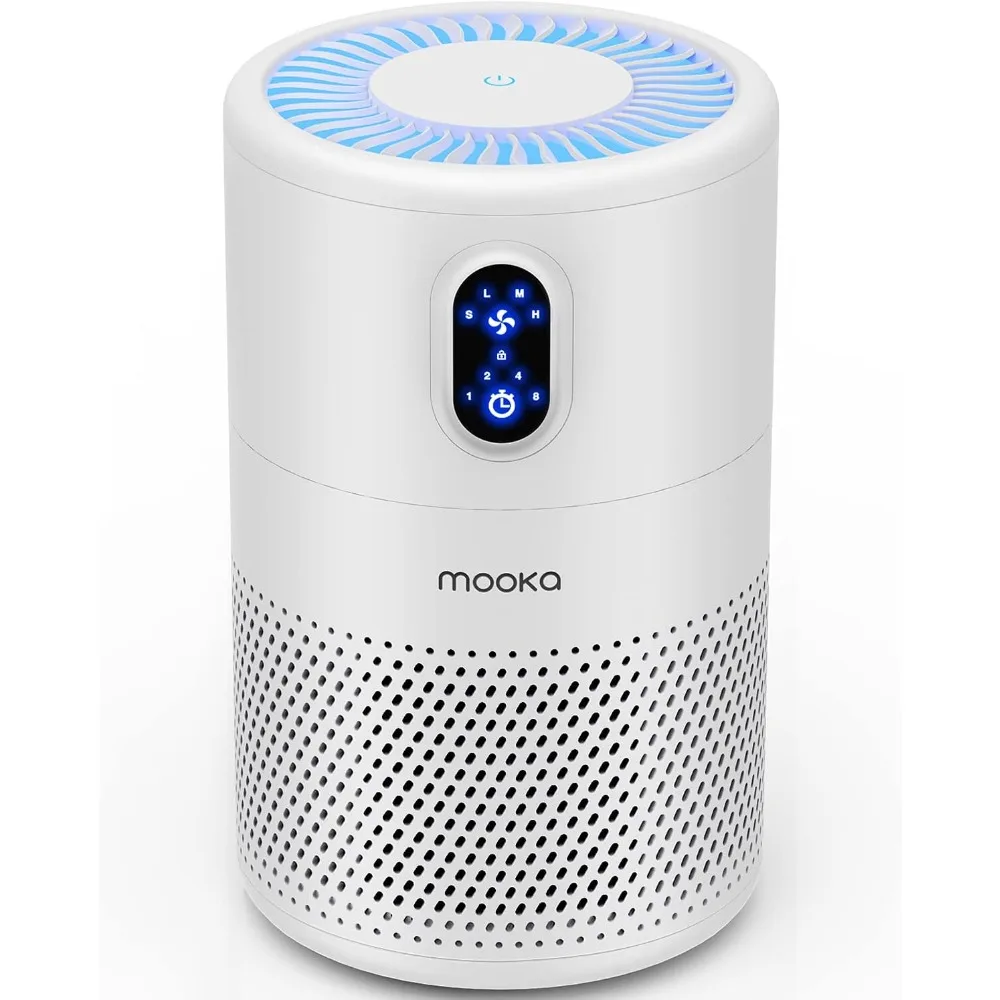 Air Purifiers for Home Large Room up to 1076 ft², H13 True HEPA Air Filter Cleaner, Odor Eliminator,
Air Purifiers for Home Large Room up to 1076 ft², H13 True HEPA Air Filter Cleaner, Odor Eliminator,