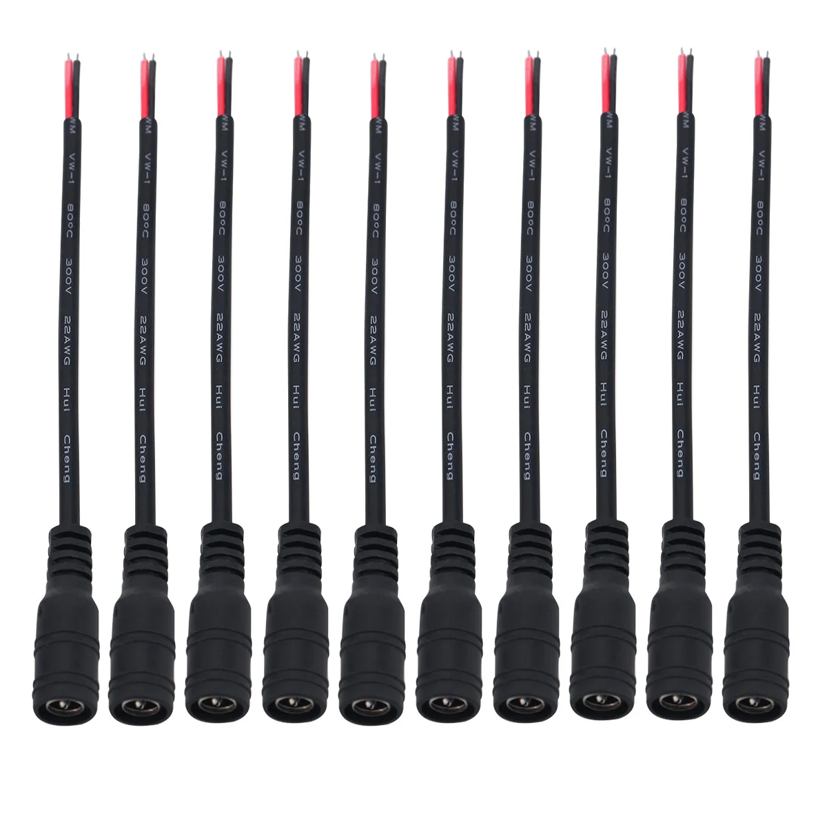 10PCS 55x21mm Female Power Connector Cable Jack Adapter for CCTV Black DC Power Connector 12V Pigtail
10PCS 55x21mm Female Power Connector Cable Jack Adapter for CCTV Black DC Power Connector 12V Pigtail