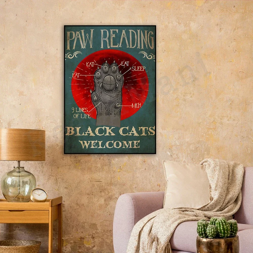 paw reading poster, black cat poster, black cat art, halloween poster decoration, black cat wall art, black cat print
paw reading poster, black cat poster, black cat art, halloween poster decoration, black cat wall art, black cat print
