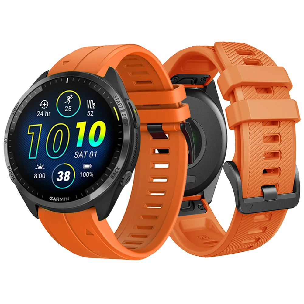 Quick Release 22mm Silicone Band For Garmin Forerunner 965 Wrist Strap Quick Fit Watchband Replacement accessories
Quick Release 22mm Silicone Band For Garmin Forerunner 965 Wrist Strap Quick Fit Watchband Replacement accessories