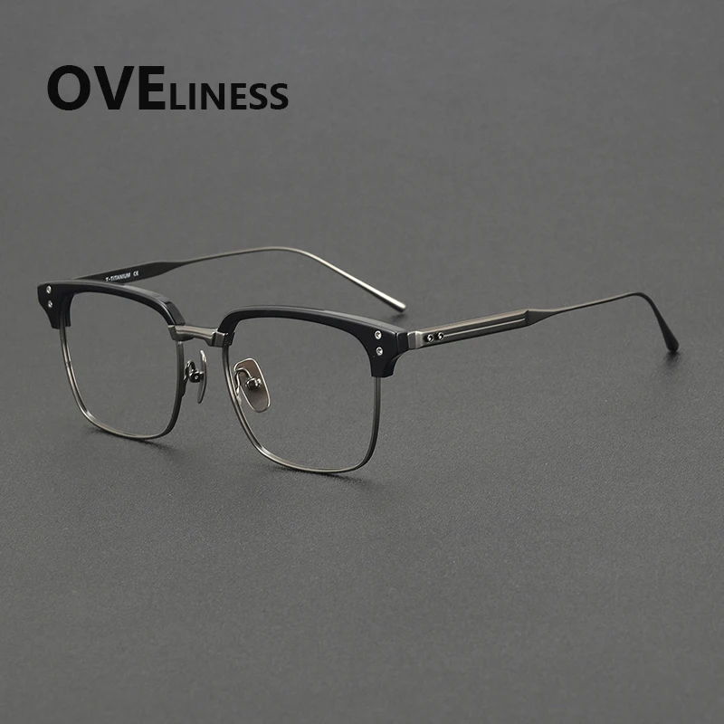Fashion Glasses frame For Men Retro Acetate Titanium Square Eyeglasses Frame Optical Prescription myopia Eyewear male spectacles
Fashion Glasses frame For Men Retro Acetate Titanium Square Eyeglasses Frame Optical Prescription myopia Eyewear male spectacles