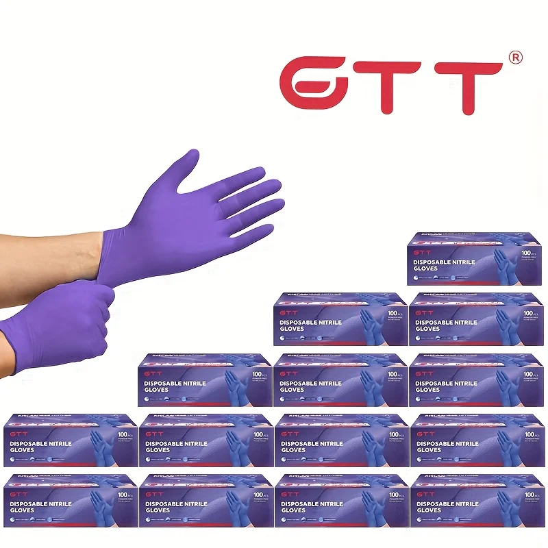 400/1200pcs Purple Nitrile Gloves, 4.5mil, Disposable Nitrile Gloves, Household Cleaning Nitrile Gloves, Tools for Tattoo, Manicure, Hair Dressing And Household Cleaning
400/1200pcs Purple Nitrile Gloves, 4.5mil, Disposable Nitrile Gloves, Household Cleaning Nitrile Gloves, Tools for Tattoo, Manicure, Hair Dressing And Household Cleaning