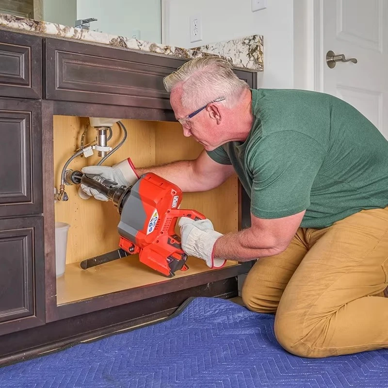 K46 Electric Pipe Dredging Machine, Lithium Battery Sewer Floor Drain Toilet Toilet Kitchen Dredging Machine
K46 Electric Pipe Dredging Machine, Lithium Battery Sewer Floor Drain Toilet Toilet Kitchen Dredging Machine