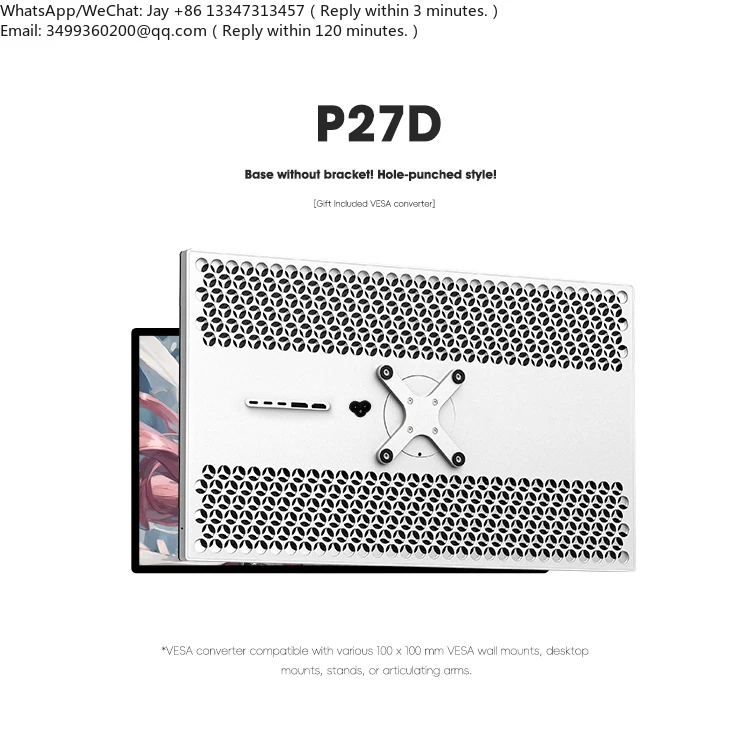 KUYCON P27D Display Aluminum 4K 144Hz Refresh Rate Blue Light Desktop Monitor Pc Extended Screen Pro Mirror Display
KUYCON P27D Display Aluminum 4K 144Hz Refresh Rate Blue Light Desktop Monitor Pc Extended Screen Pro Mirror Display