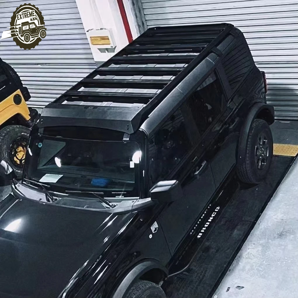 Offroad Roof Rack for Ford for Bronco Car Accessories Black Roof Luggage Platform and Side Ladder
Offroad Roof Rack for Ford for Bronco Car Accessories Black Roof Luggage Platform and Side Ladder