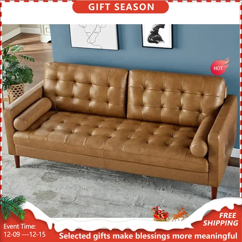 Leather Sofa,Mid-Century Modern Genuine Leather Sofa,3 Seater Comfy Couch for Living Room Home Office-Brown, couch muebles
Leather Sofa,Mid-Century Modern Genuine Leather Sofa,3 Seater Comfy Couch for Living Room Home Office-Brown, couch muebles