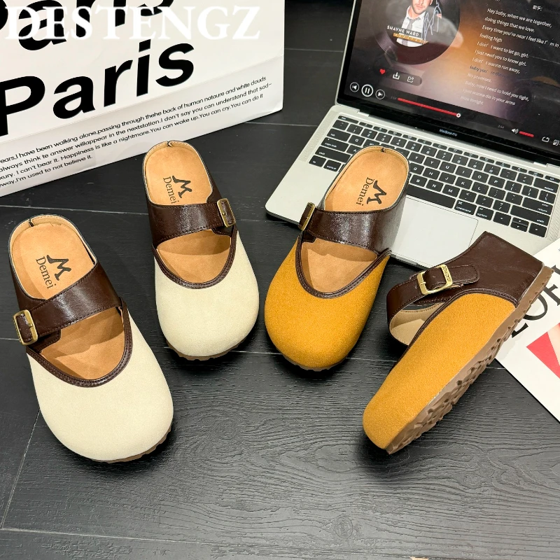 Flats Mules Platform Slippers Women Sandals Casual Shoes Marie Janes New 2025 Summer Shallow Flip Flops Fashion Slides Mujer
Flats Mules Platform Slippers Women Sandals Casual Shoes Marie Janes New 2025 Summer Shallow Flip Flops Fashion Slides Mujer