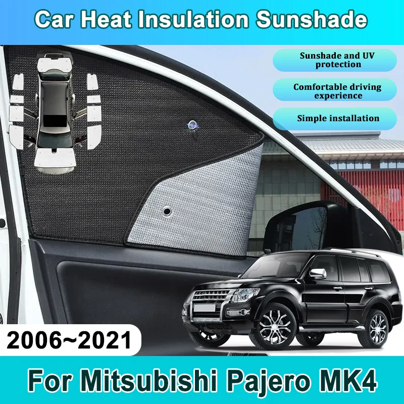 For Mitsubishi Pajero V80 V93 5-door 2006-2021 MK4 Car Full Coverage Sunshades Anti-UV Light Blocking Visors Auto Accessories
For Mitsubishi Pajero V80 V93 5-door 2006-2021 MK4 Car Full Coverage Sunshades Anti-UV Light Blocking Visors Auto Accessories