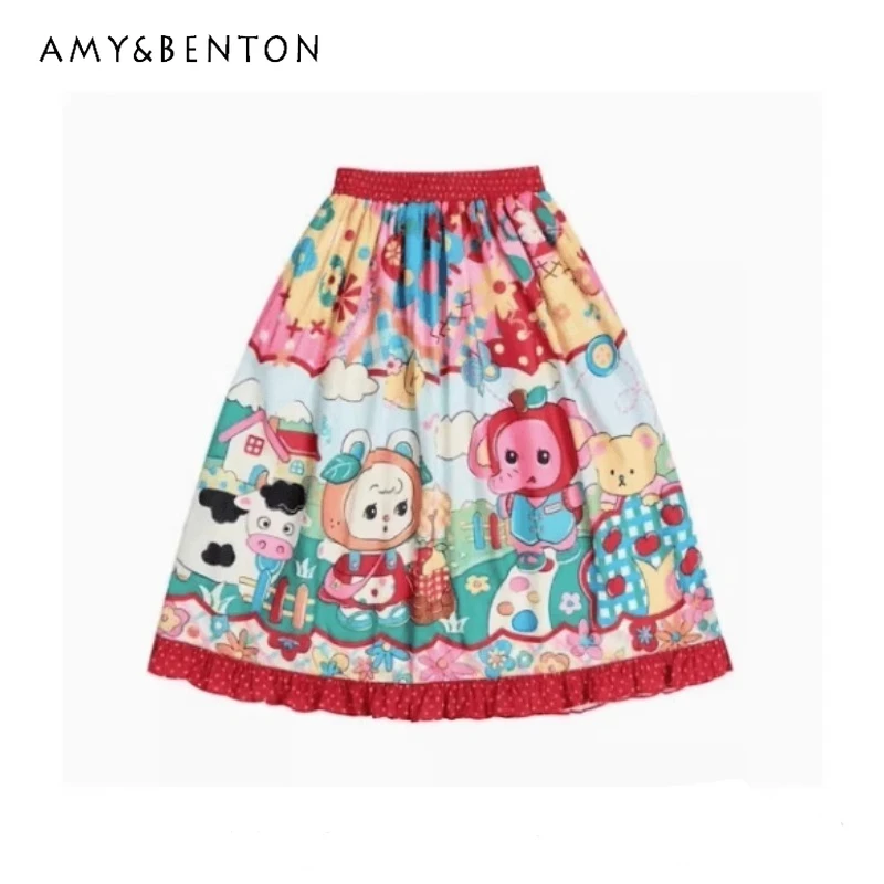 2025 New Japanese Summer Y2K Millennial Color Childlike Print Summer Two-dimensional Yabi Cute Skirt For Women
2025 New Japanese Summer Y2K Millennial Color Childlike Print Summer Two-dimensional Yabi Cute Skirt For Women