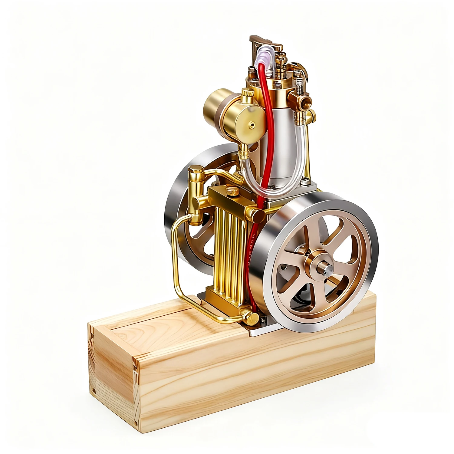 Одноцилиндровый мини-модель двигателя с водяным охлаждением, металлическая модель двигателя с ручным запуском, модель двигателя внутреннего сгорания, игрушка для научного эксперимента
Одноцилиндровый мини-модель двигателя с водяным охлаждением, металлическая модель двигателя с ручным запуском, модель двигателя внутреннего сгорания, игрушка для научного эксперимента