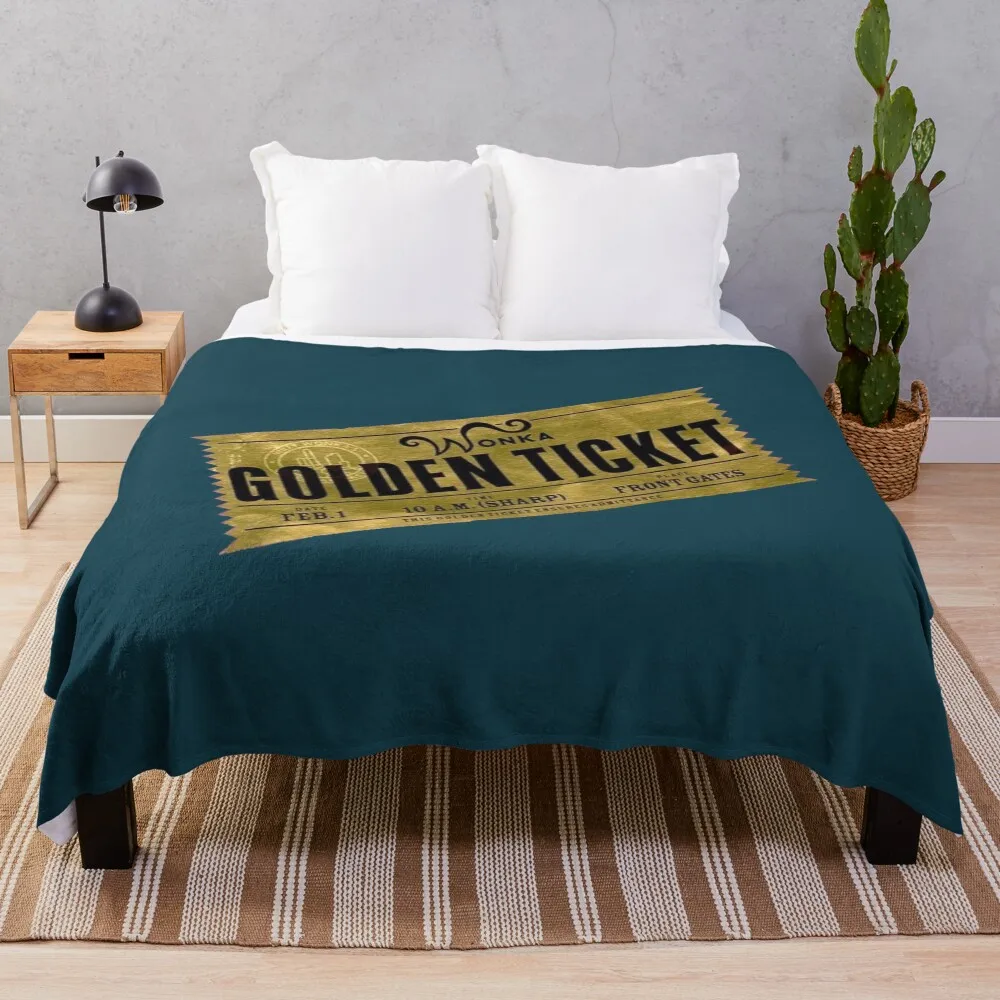 Golden Ticket Throw Blanket Soft Sherpa Fleece Warm Blanket for Winter
Golden Ticket Throw Blanket Soft Sherpa Fleece Warm Blanket for Winter