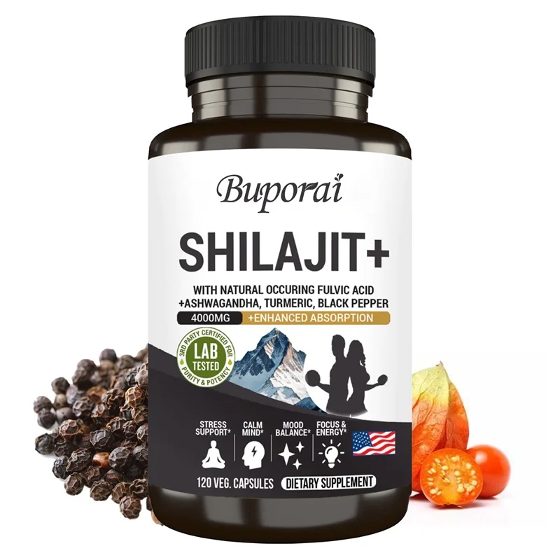 Pure Himalayan Shilajit Capsules - Supports Healthy Aging Bones and Joints, Improves Energy, Endurance and Muscle Recovery
Pure Himalayan Shilajit Capsules - Supports Healthy Aging Bones and Joints, Improves Energy, Endurance and Muscle Recovery