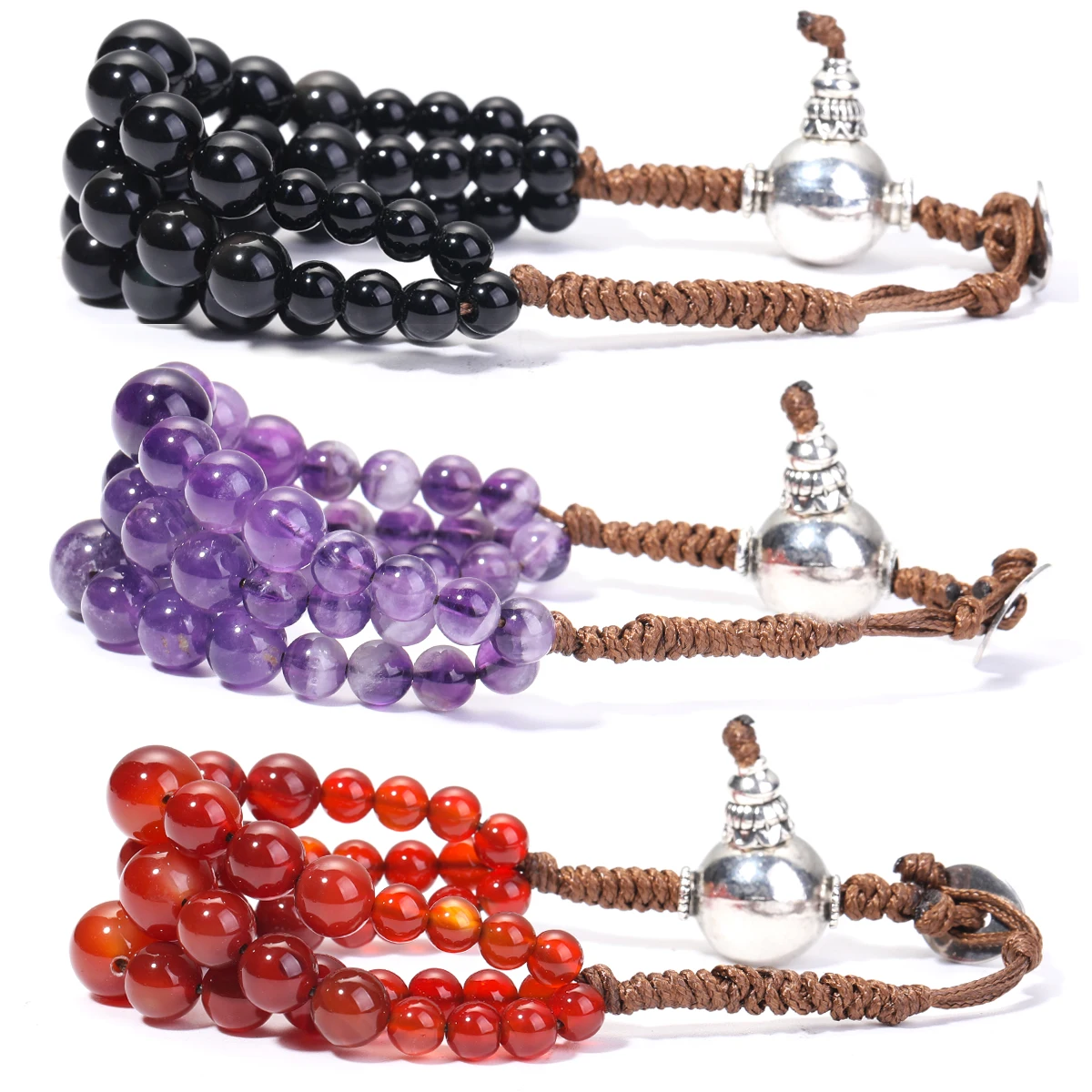 Tiger Eye Stone Bracelet Natural Stone Beads Sandalwood Buddha Meditation Rosary Bracelet Women's Men's Hand-knitted Bracelet
Tiger Eye Stone Bracelet Natural Stone Beads Sandalwood Buddha Meditation Rosary Bracelet Women's Men's Hand-knitted Bracelet