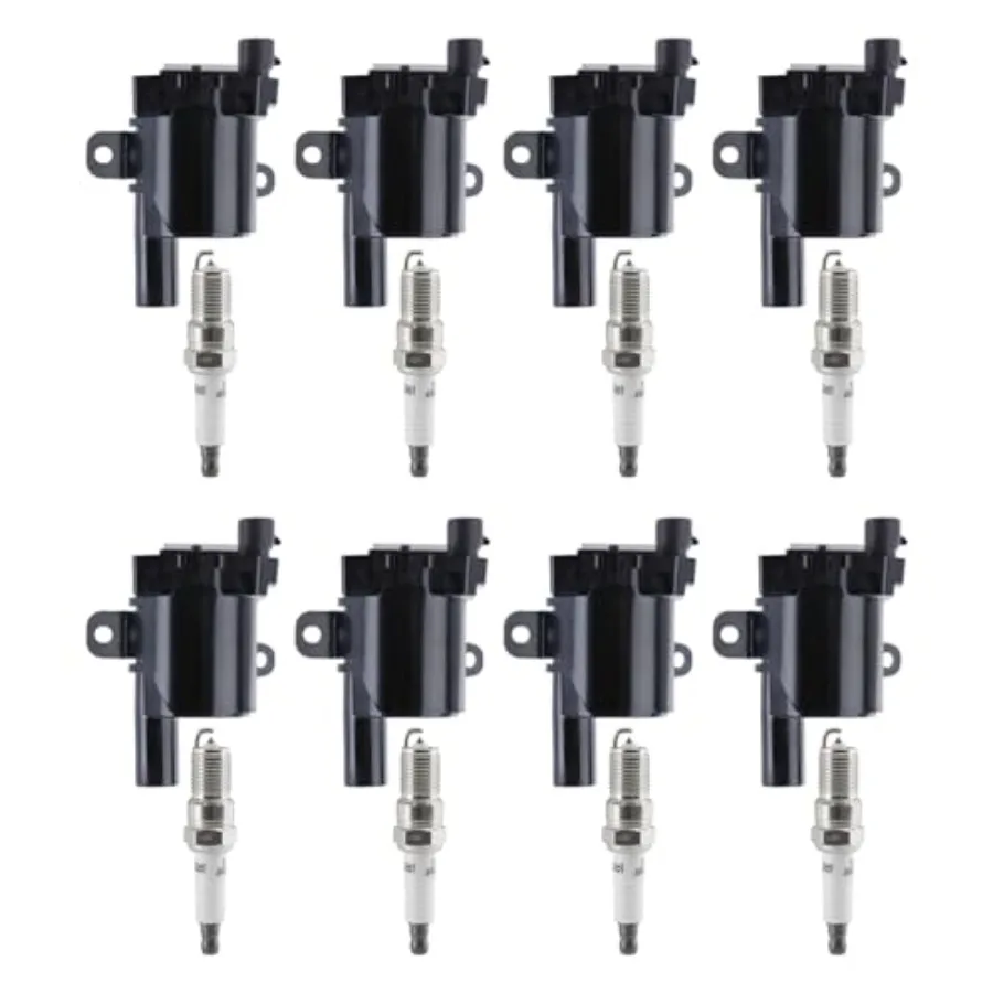Ignition Coils Pack Compatible with Chevy GMC Silverado 1500 2500 Tahoe Suburban Express Sierra Savana Yukon XL Escalade V8 Rep
Ignition Coils Pack Compatible with Chevy GMC Silverado 1500 2500 Tahoe Suburban Express Sierra Savana Yukon XL Escalade V8 Rep