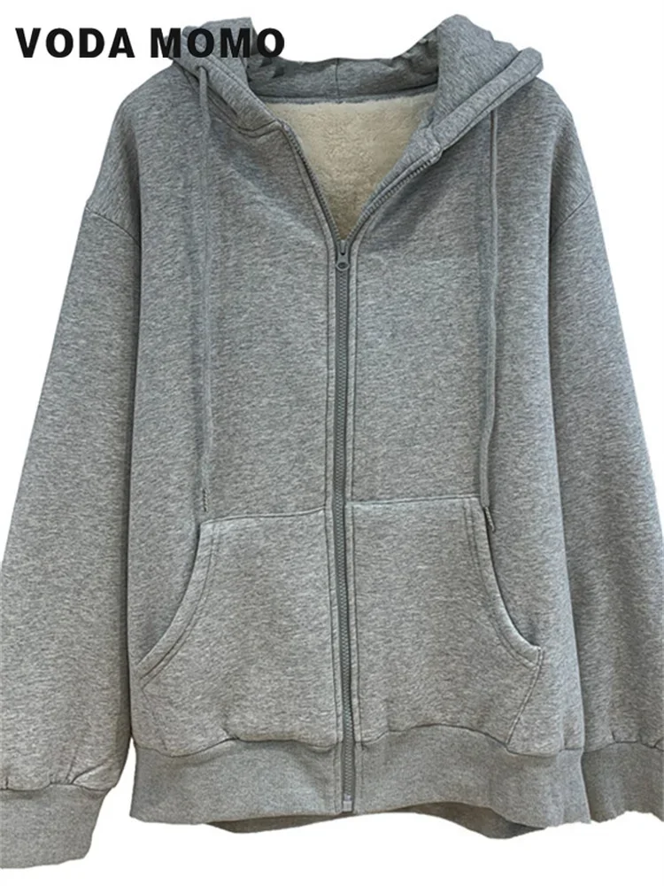 Осенние толстовки, пальто, толстовка на молнии, топы, зимнее женское пальто, плюшевое пальто с длинными рукавами и большим карманом, однотонное, плотное, теплое, универсальное
Осенние толстовки, пальто, толстовка на молнии, топы, зимнее женское пальто, плюшевое пальто с длинными рукавами и большим карманом, однотонное, плотное, теплое, универсальное