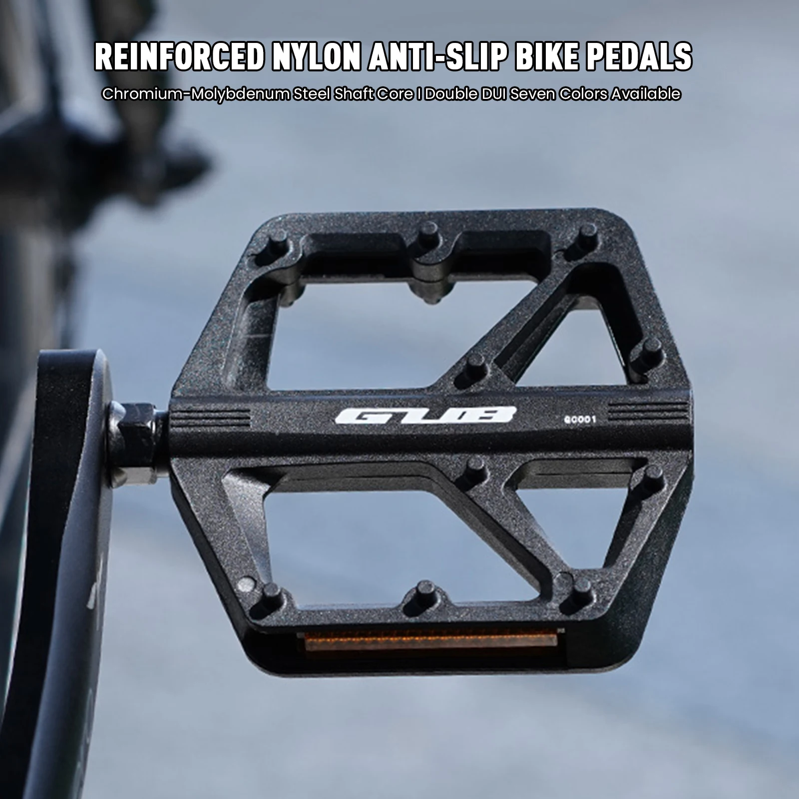 Platform Pedals Non-Slip Mountain Bike Pedals Nylon Bearing Flat Pedals for Mountain Bikes
Platform Pedals Non-Slip Mountain Bike Pedals Nylon Bearing Flat Pedals for Mountain Bikes