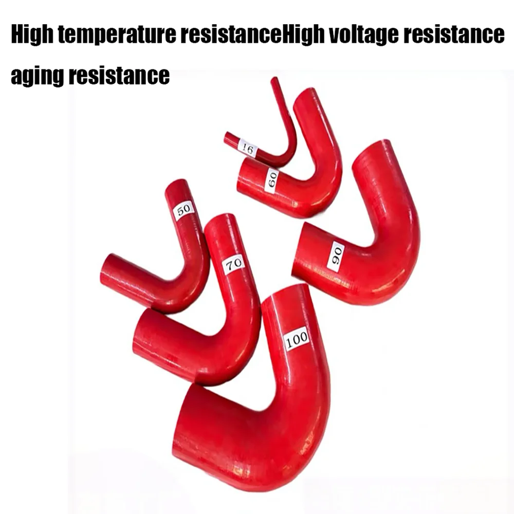 Red Automotive Silicone Hose 45-Degree V-Bend Air Intake Pipe Turbocharger Intercooler Reinforced Air Compressor Hose ID6-102mm
Red Automotive Silicone Hose 45-Degree V-Bend Air Intake Pipe Turbocharger Intercooler Reinforced Air Compressor Hose ID6-102mm