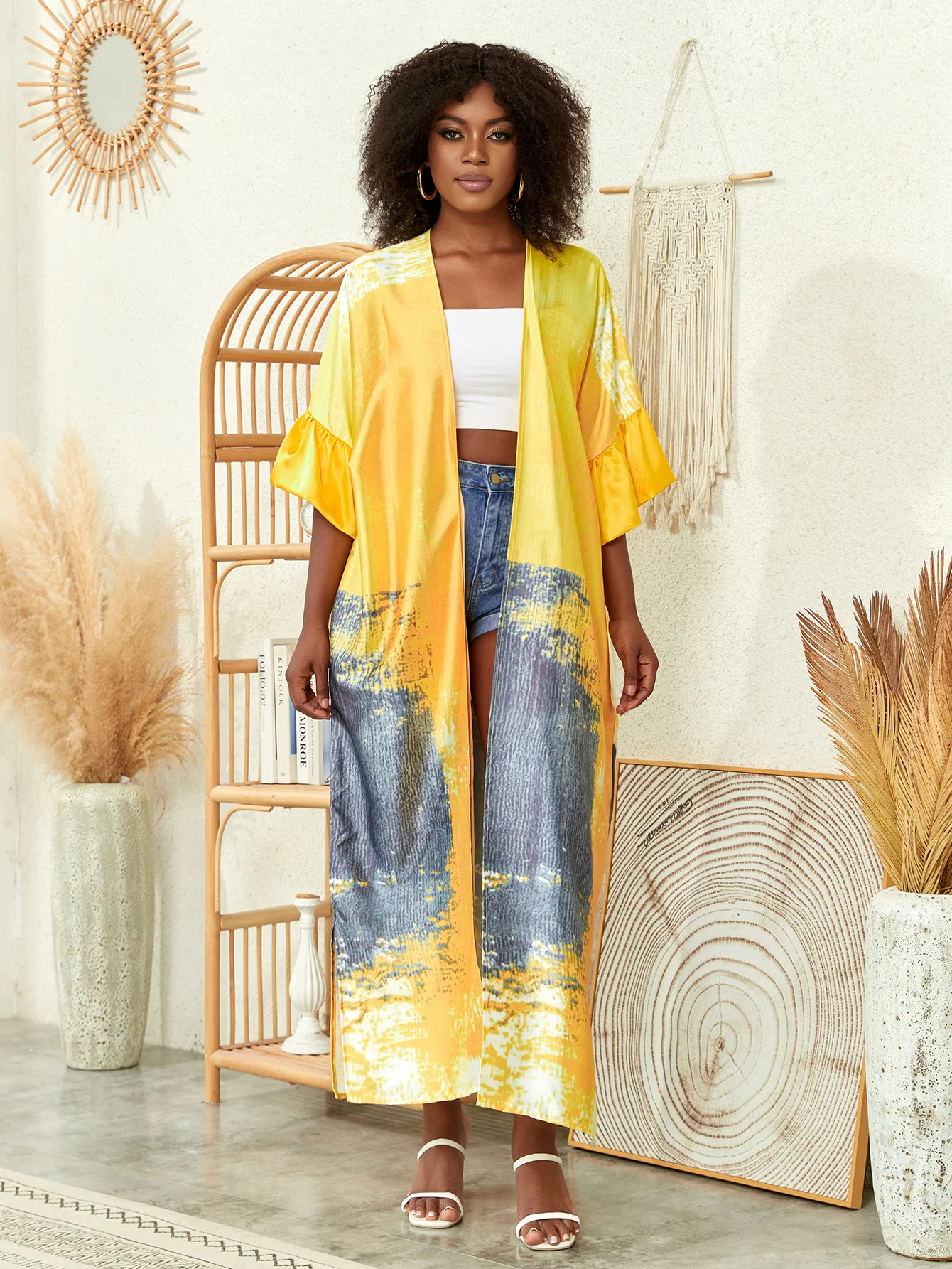 Women's Plus Size Retro Ethnic Print Batwing Sleeve Maxi Long Dress
Women's Plus Size Retro Ethnic Print Batwing Sleeve Maxi Long Dress